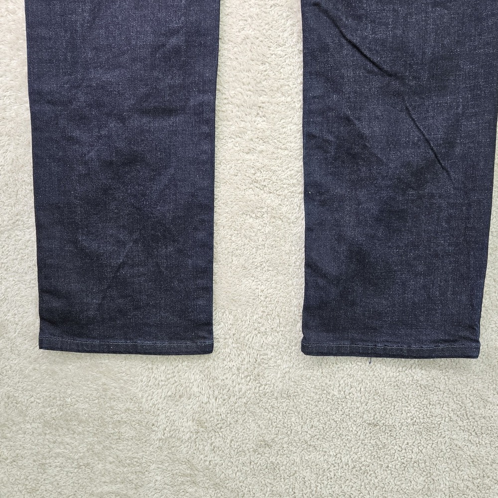 Joseph Abboud Jeans Mens 36x32 Blue Slim Fit Dark Wash Straight Stretch Denim - Picture 7 of 12